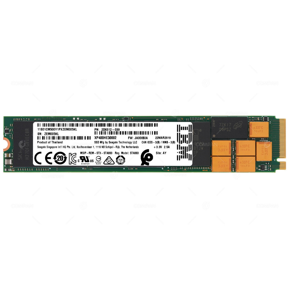 00LY530 IBM MAINSTREAM 400GB SSD NVME M.2 MODULE 2D6312-039, XP400HE30002